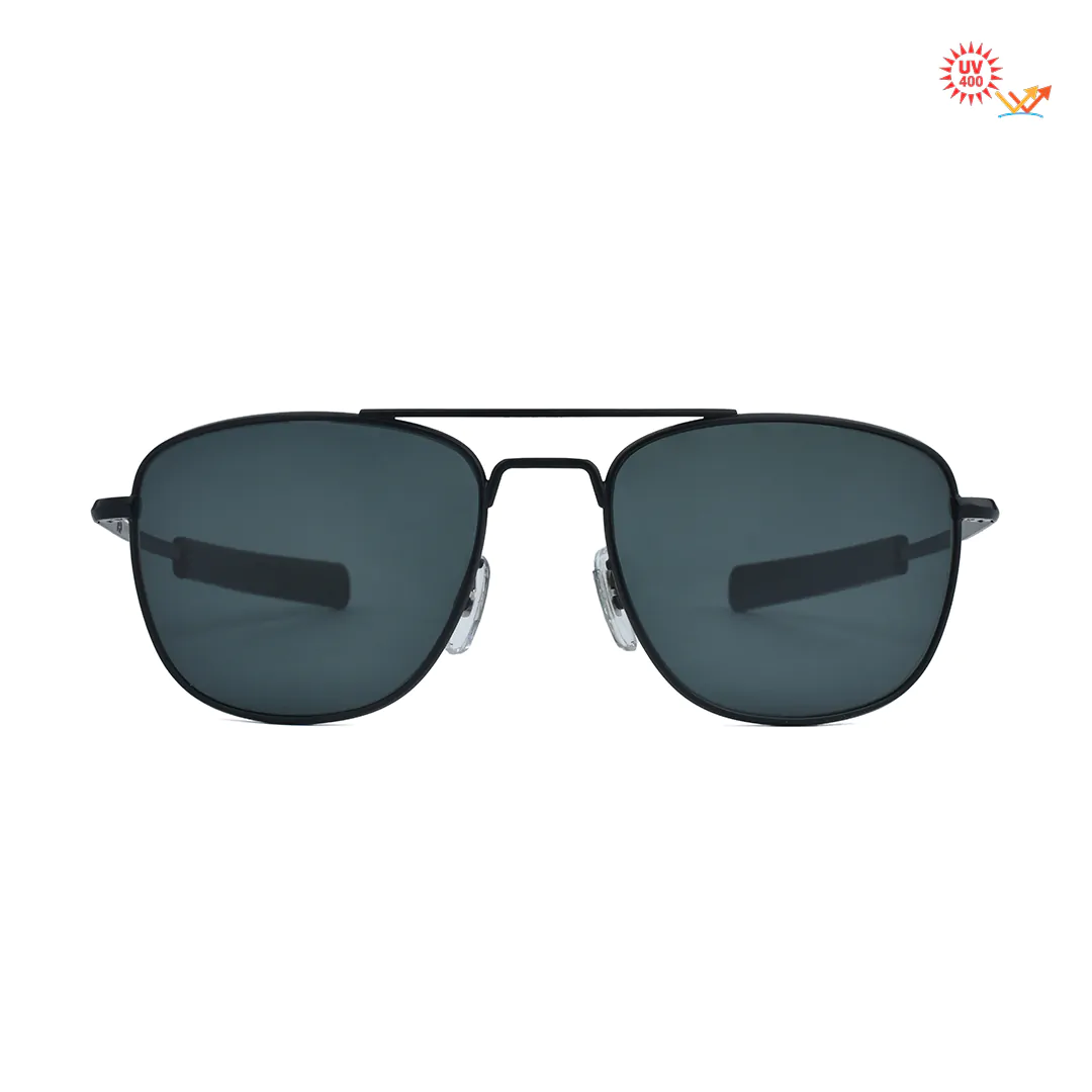 Black Grey Double Bridge Sunglassses