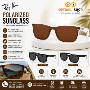 Ray-Ban Polarized Sunglass | Premium UV Protection